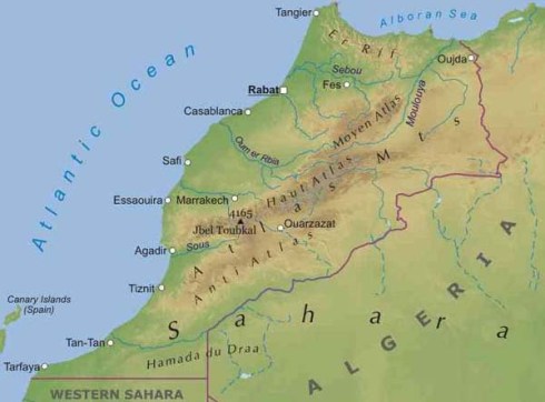 The Atlas Mountains in Morocco