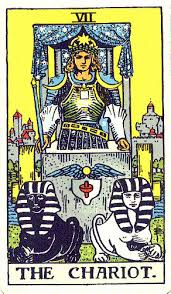 The Chariot - #7 in the Rider-Waite tarot deck