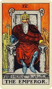 The Emperor - IV from the Rider-Waite Tarot Deck