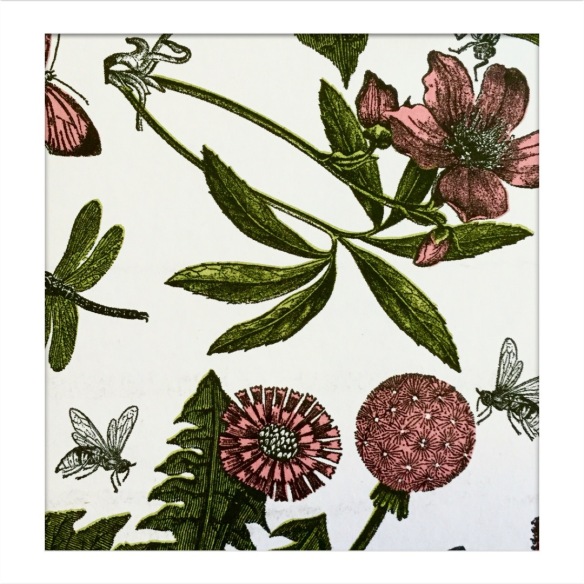 botanical gift wrapping paper